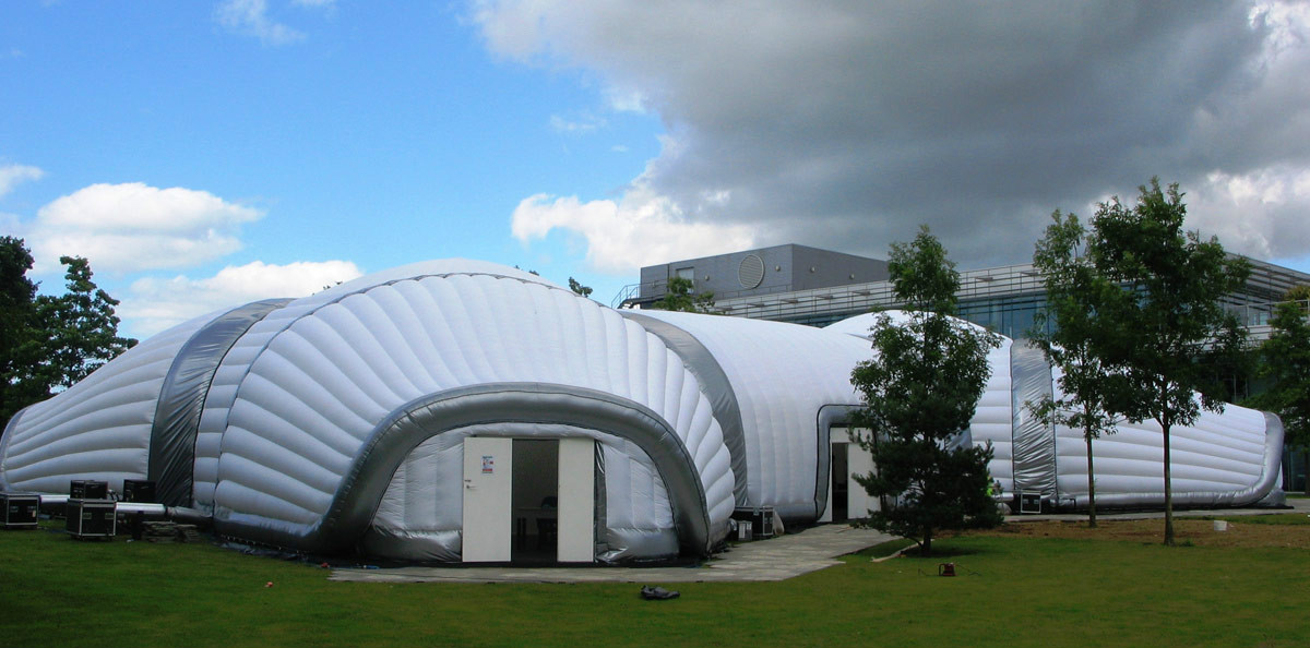 高台户外充气大型帐篷 举办活动商业展览  防风防雨帐篷定制